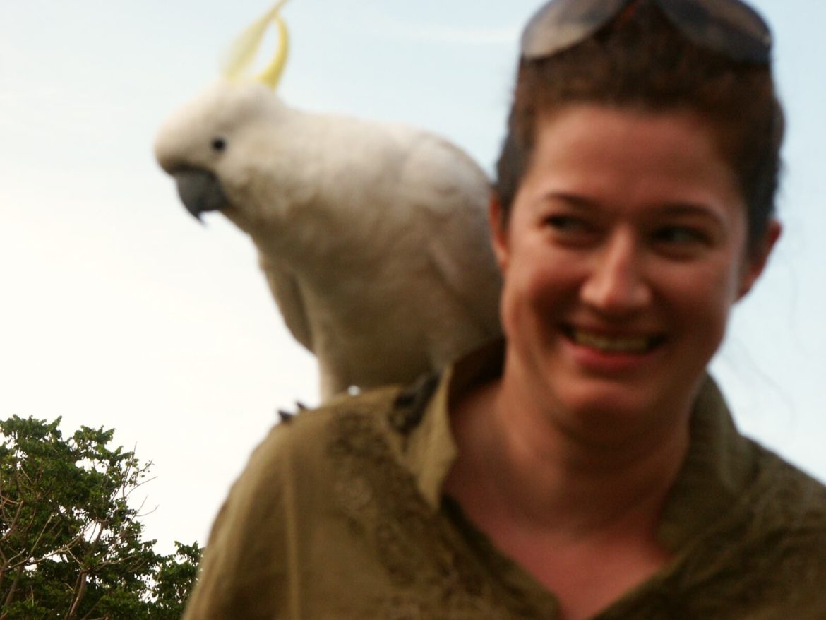 Ein Hypochonder Down Under. Ein Kakadu auf der Schulter.