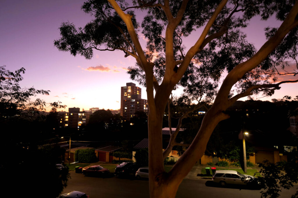 Blick vom Balkon Apartment Randwick, Sydney