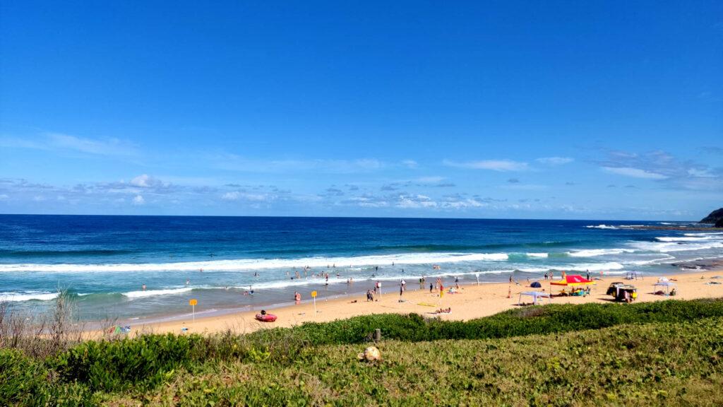 Shelly Beach bei Bateau Bay, NSW Australien