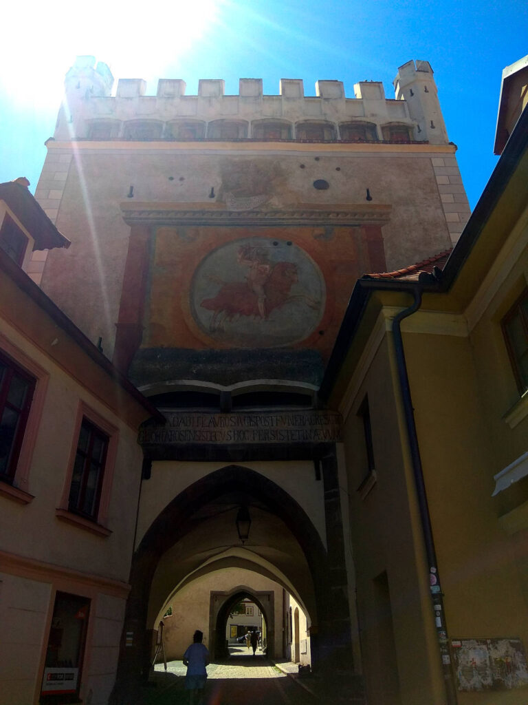 Das Tor zur Altstadt Prachatice