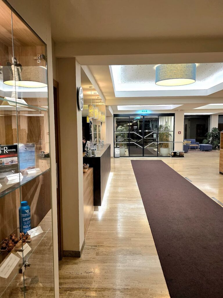 Rezeption Josefinenhof Warmbad Villach