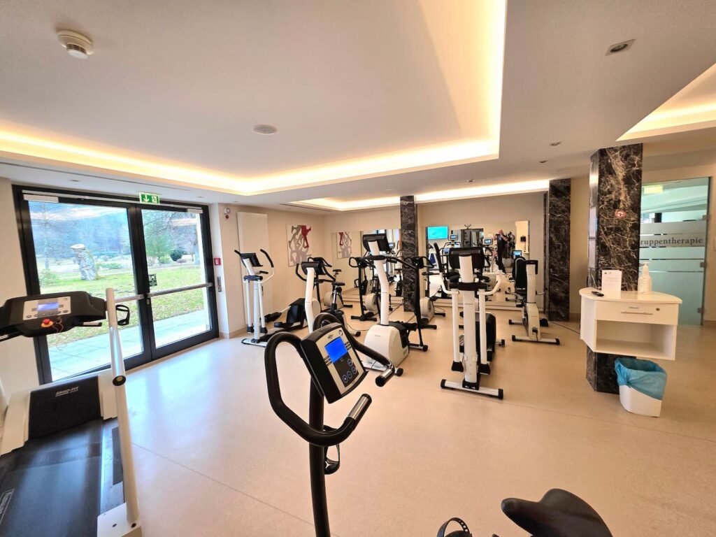 Fitnessraum im Josefinenhof Warmbad Villach