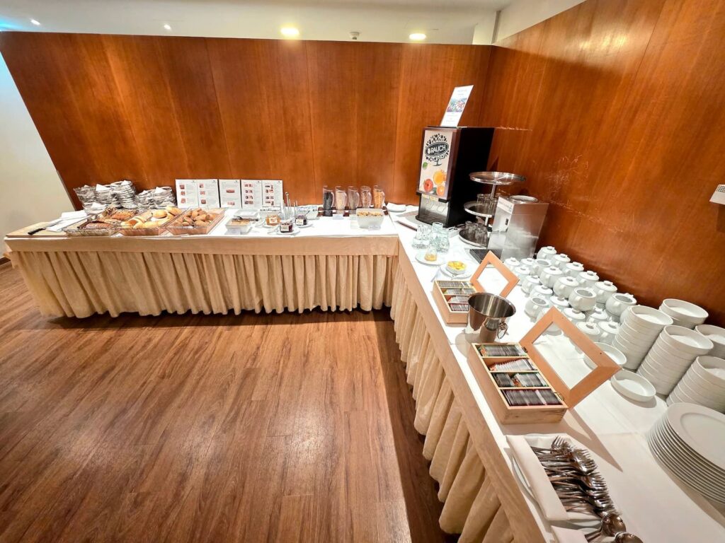 Frühstückstation im Josefinenhof Warmbad Villach